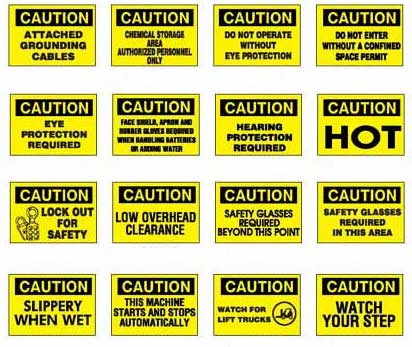 CAUTION Signs (10 x 14")