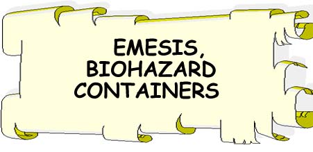 Emesis & Biohazard Containers