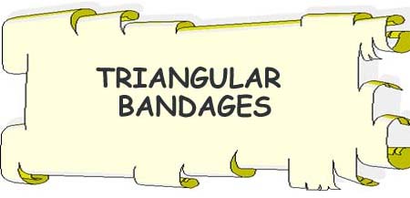 Triangular Bandages