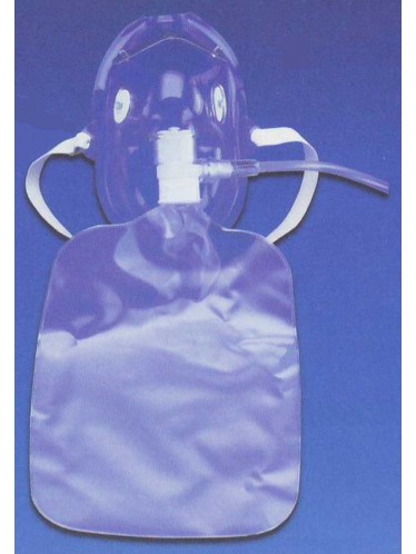 Oxygen Mask with Tubing & Bag