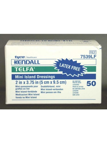 Gauze Pads (sterile): Non-Adherent Island Dressing