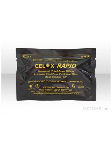 Celox™ RAPID Hemostatic Ribbon Gauze