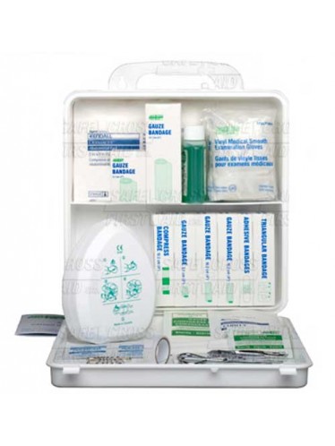 Saskatchewan Regulation First Aid Kit, 24 unit Plastic