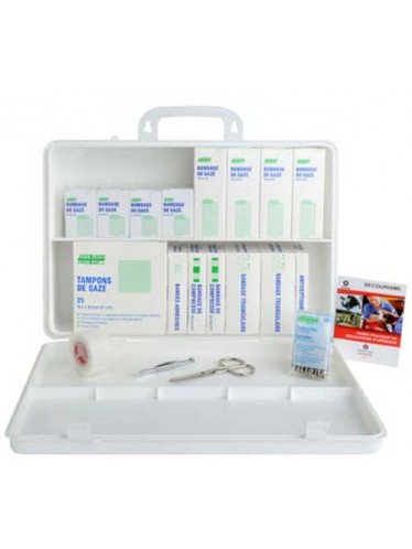 Quebec Sec. 4 Regulation First Aid Kit, 36 unit plastic