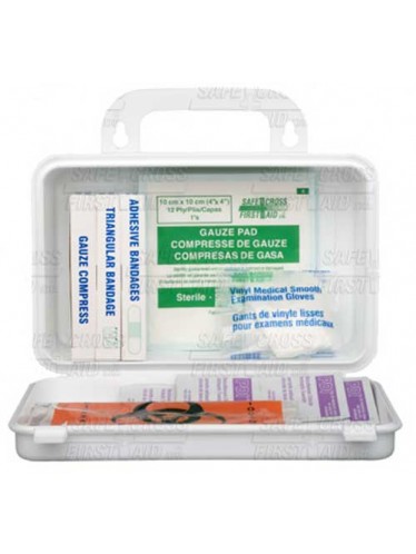 New Brunswick personal First Aid kit (10 unit plastic box)