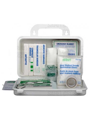 Federal (Type A) First Aid Kit, Unitized - 10 unit plastic box
