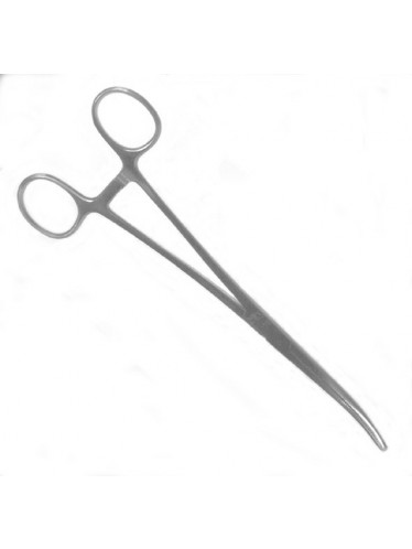 8" Curved Hemostatic Forceps