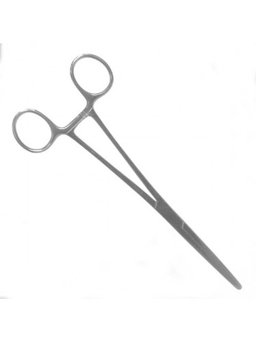 8" Straight Hemostatic Forceps