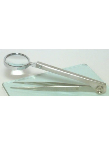 Splinter Forceps with Large Magnifier