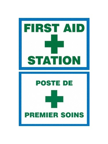 SIGN - "First Aid Station"