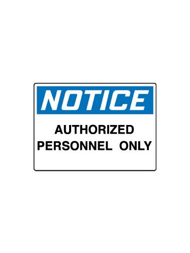 Sign: NOTICE