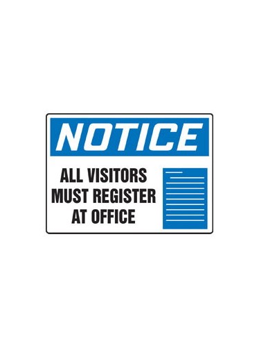 Sign: NOTICE