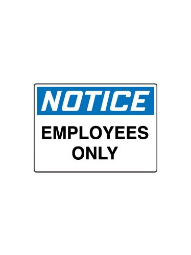 Sign: NOTICE