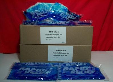 Gel Pack (Rapid Relief): Large (5 x 12) - 24/case - The First Aid
