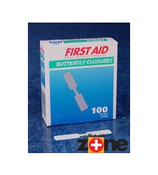 Butterfly Wound Closures (sterile), 8/box - Large: 1.25 x 7 cm (1/2 x 2-3/4")