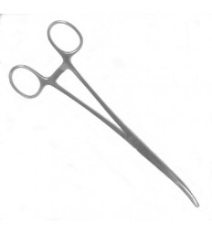 8" Curved Hemostatic Forceps