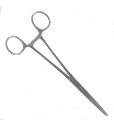 8" Straight Hemostatic Forceps