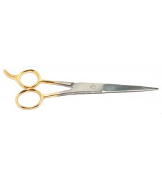 Barber Scissors - 7" Gold dip