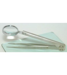 Splinter Forceps with Large Magnifier