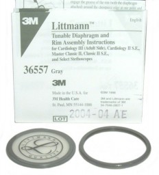 Stethoscope Parts: Master Cardiology Tunable Diaphragm and Rim Assembly