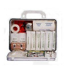 Alberta Regulation First Aid Kit - 16 unit Plastic