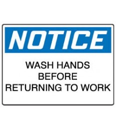 Sign: NOTICE