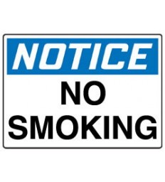 Sign: NOTICE