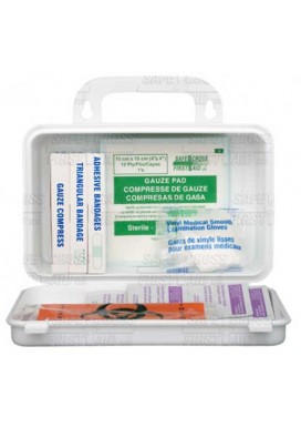 New Brunswick personal First Aid kit (10 unit plastic box)