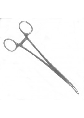 8" Curved Hemostatic Forceps