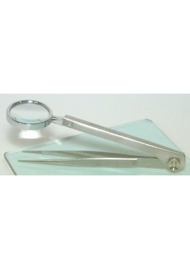 Splinter Forceps with Large Magnifier