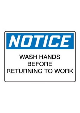 Sign: NOTICE