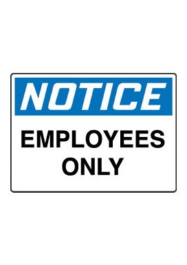 Sign: NOTICE