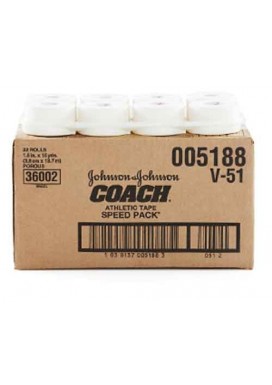 COACH® Athletic Tape (1 1/2" x 15yds, 32 rolls)