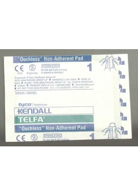 Gauze Pads (sterile): Non-Adherent Dressing (2" x 3"), 5/Bag