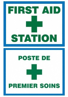 SIGN - "First Aid Station"
