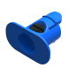 Stat Gear S3 Stethoscope Tape Dispenser - Cyanotic Blue