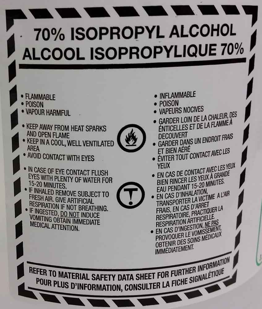 Rubbing Alcohol (70%) 450 ml The First Aid Zone